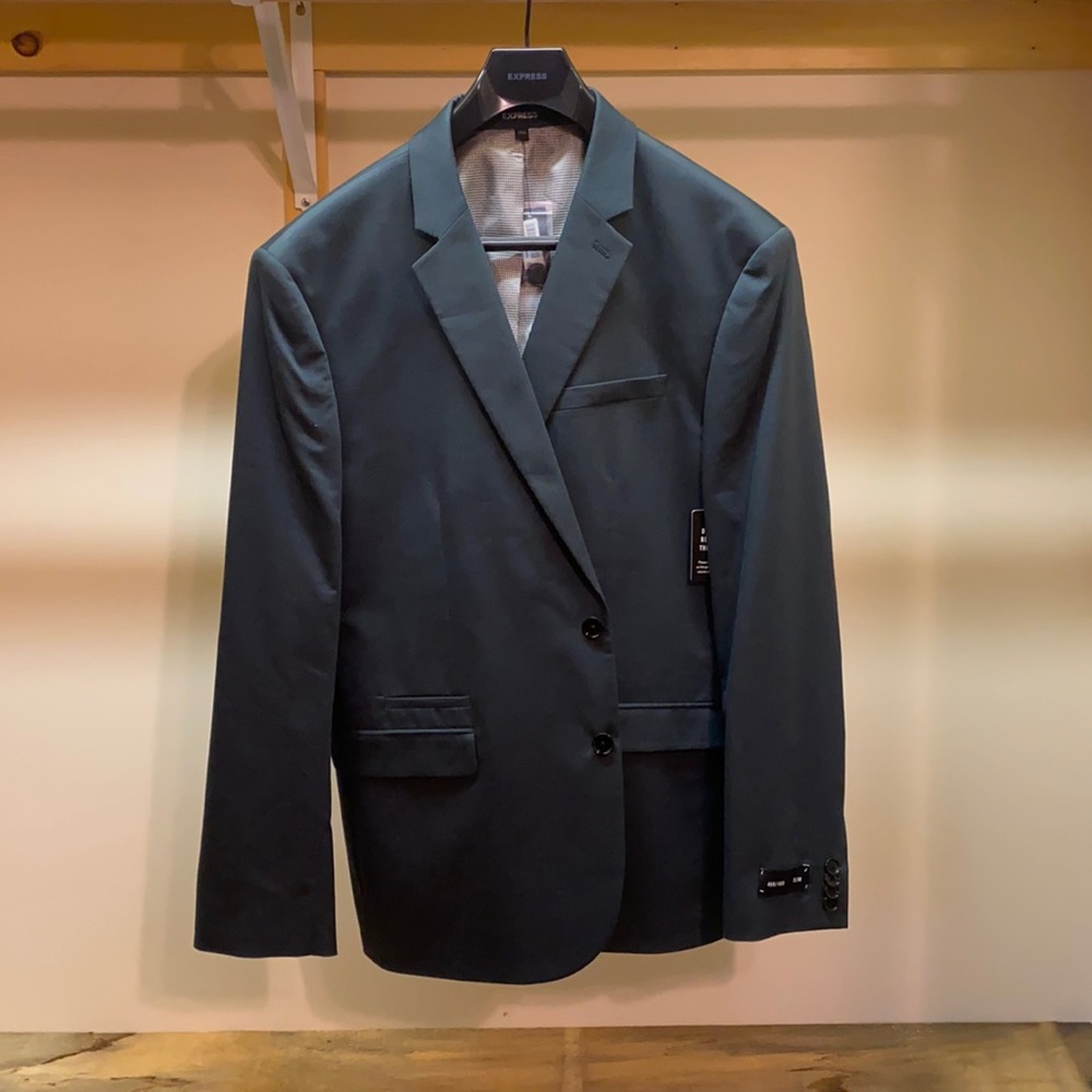Men’s Hunter Green Suit Coat Blazer